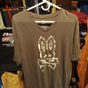 Psycho Bunny Charcoal Graphic Tee